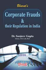  Buy CORPORATE FRAUDS and their Regulation in India